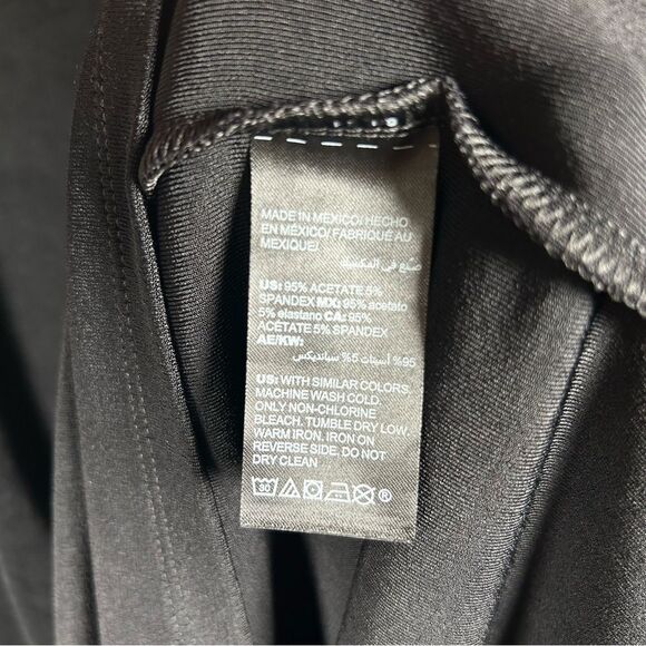 Chico’s Traveler’s Classic Midi Cocktail Business Black Dress 2 L 12-14 NWT $99 - Picture 8 of 8